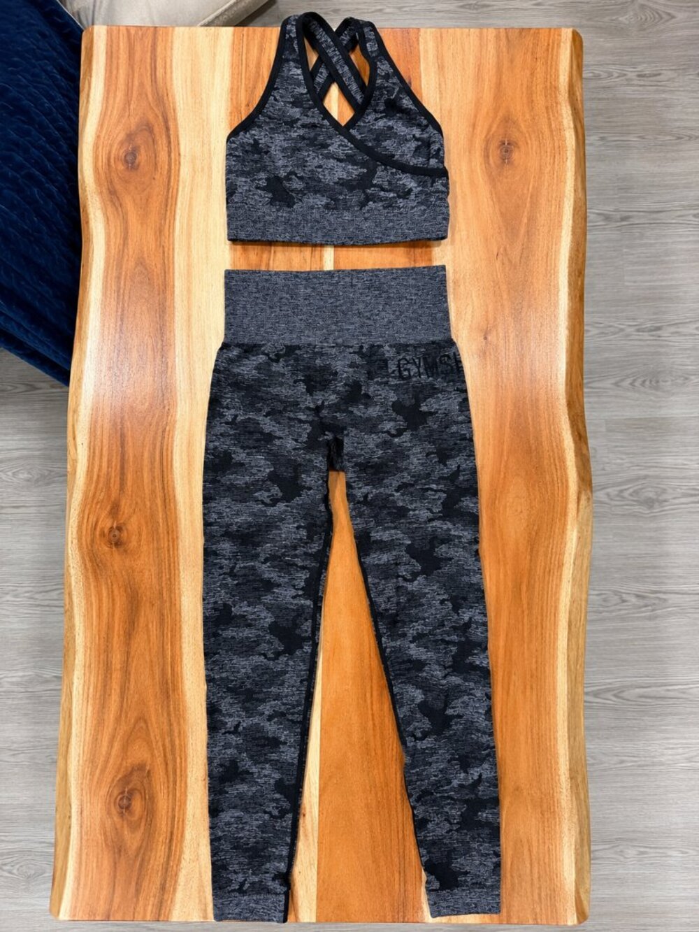 Gymshark Camo Seamless Matching Set | Sports Bra & Leggings | Small